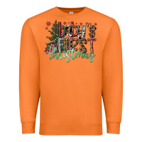 Carrot Baby's First Christmas Premium Sweatshirt - CowhideDigitalArt