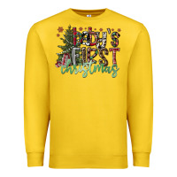 Lemon Baby's First Christmas Premium Sweatshirt - CowhideDigitalArt