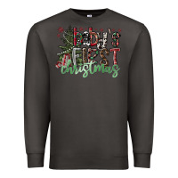 Smoke Baby's First Christmas Premium Sweatshirt - CowhideDigitalArt