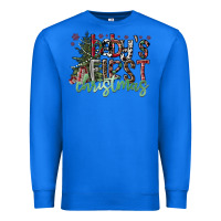 True Royal Baby's First Christmas Premium Sweatshirt - CowhideDigitalArt