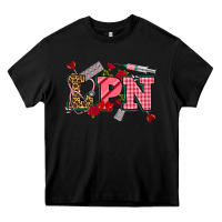 Black valentinesday lpn Heavy Core Tee - NancyCooperArtShop
