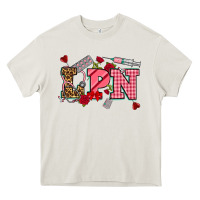 Cream valentinesday lpn Heavy Core Tee - NancyCooperArtShop