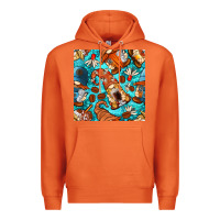 Carrot coffee and barista gnomes with glitter seamless pattern bbs Premium Hoodie - BundleAndBundleShop