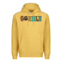Antique Gold gobble thanksgiving turkey Premium Hoodie - RanaPortraitStore