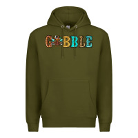 Army Green gobble thanksgiving turkey Premium Hoodie - RanaPortraitStore