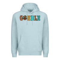 Blue Mist gobble thanksgiving turkey Premium Hoodie - RanaPortraitStore