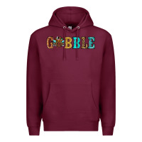 Burgundy gobble thanksgiving turkey Premium Hoodie - RanaPortraitStore