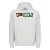 Dove Grey gobble thanksgiving turkey Premium Hoodie - RanaPortraitStore
