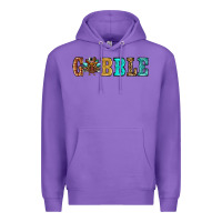 Purple gobble thanksgiving turkey Premium Hoodie - RanaPortraitStore