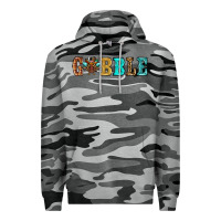 Slate Camo gobble thanksgiving turkey Premium Hoodie - RanaPortraitStore