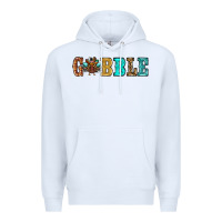 White gobble thanksgiving turkey Premium Hoodie - RanaPortraitStore