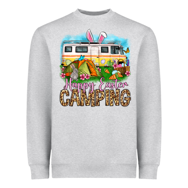 Happy Easter Camping Heavyweight Sweatshirt by OliviaCreatesArt | Teevron