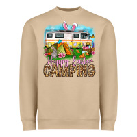 Mushroom Happy Easter camping Heavyweight Sweatshirt - OliviaCreatesArt