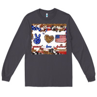 Smoke peace love america Long Sleeve Tee - TumblerDesignByShophia