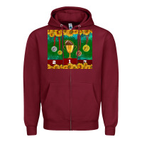 Burgundy american football trophy cup and medal tumbler Zipper Hoodie - BundleAndBundleShop
