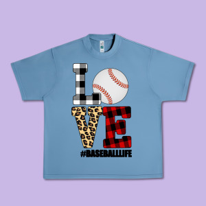 Love, Baseball Urban Heavy Tee Designed By Bettercallsaul