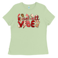 Matcha baseball vibes Ladies Tee - MaliasSmallBusiness