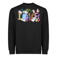 Black Love Nurse Easter Heavyweight Sweatshirt - OliviaCreatesArt