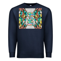 Navy easter mom Premium Sweatshirt - CowhideDigitalArt