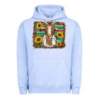 Pigment Grape Ice goat daisy sunflowers leopard serape glitter Urban Hoodie - Artiststas