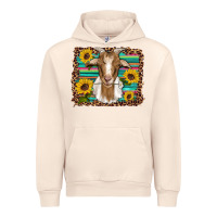 Sandshell goat daisy sunflowers leopard serape glitter Urban Hoodie - Artiststas