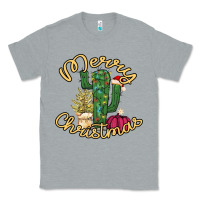 Heather Grey Cactus Christmas Classic Tee - Bettercallsaul