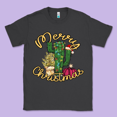 Cactus Christmas Classic Tee Designed By Bettercallsaul