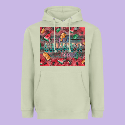 Summer Vibes Heavyweight Hoodie Designed By Cowhidedigitalart