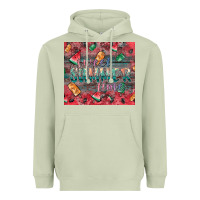 Matcha summer vibes Heavyweight Hoodie - CowhideDigitalArt