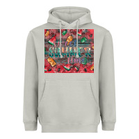 Moon Dust summer vibes Heavyweight Hoodie - CowhideDigitalArt