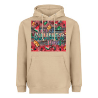 Mushroom summer vibes Heavyweight Hoodie - CowhideDigitalArt