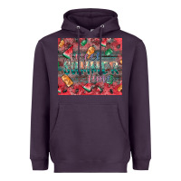 Plum summer vibes Heavyweight Hoodie - CowhideDigitalArt