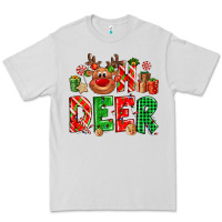 Dove Grey Oh deer Reindeer Premium Tee - NancyCooperArtShop