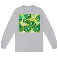 Moon Dust monstera leaf Long Sleeve Tee - TumblerDesignByShophia