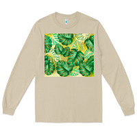 Mushroom monstera leaf Long Sleeve Tee - TumblerDesignByShophia