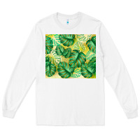 Monstera Leaf Long Sleeve Tee | Teevron
