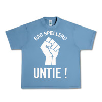 Pebble Blue Bad Spellers Urban Heavy Tee - Bettercallsaul