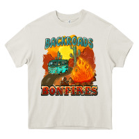 Backroads And Bonfire Heavy Core Tee | Teevron