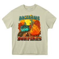 Mossy backroads and bonfire Heavy Core Tee - NancyCooperArtShop