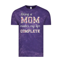 Cloud Purple Being A Mom Makes My Life Complete For dark Vintage Tee - Bettercallsaul