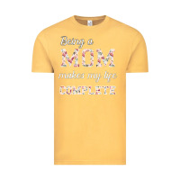 Vintage Mustard Being A Mom Makes My Life Complete For dark Vintage Tee - Bettercallsaul
