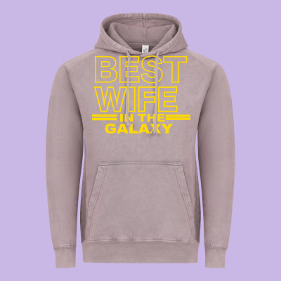 Best Wife In The Galaxy Vintage Hoodie Designed By Bettercallsaul
