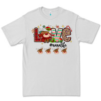 Dove Grey love christmas Premium Tee - MaliasSmallBusiness