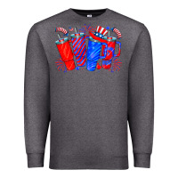 Charcoal Heather american obsessive cup Premium Sweatshirt - CowhideDigitalArt