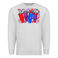 Dove Grey american obsessive cup Premium Sweatshirt - CowhideDigitalArt