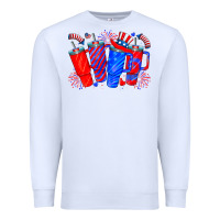 White american obsessive cup Premium Sweatshirt - CowhideDigitalArt