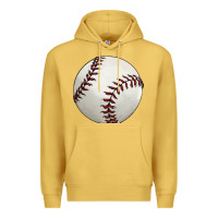 Antique Gold baseball ball Premium Hoodie - FaDigitalArtStudio