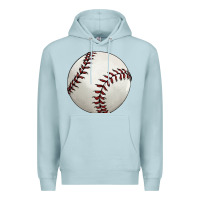 Blue Mist baseball ball Premium Hoodie - FaDigitalArtStudio