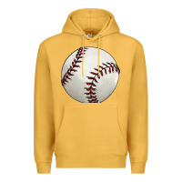 Mustard baseball ball Premium Hoodie - FaDigitalArtStudio