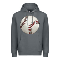 Rock baseball ball Premium Hoodie - FaDigitalArtStudio